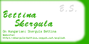 bettina skergula business card